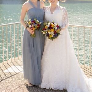 Revelry Rosalie Tulle Convertible Dress in French Blue